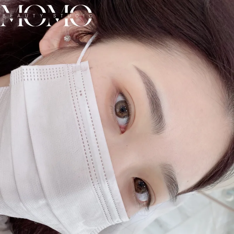MOMOBIN（モモビン） 眉アートメイクの仕上がり