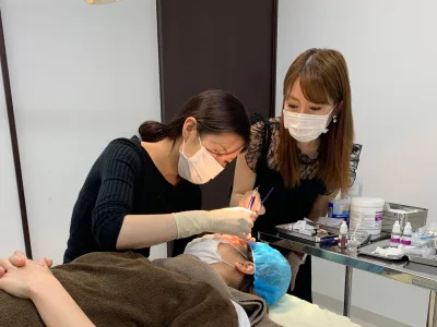 出張レッスンの様子