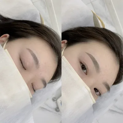MOMOBIN（モモビン） 眉アートメイクの仕上がり