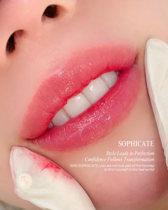 SOPHICATE（ソフィーケイト） リップアートメイクの仕上がり