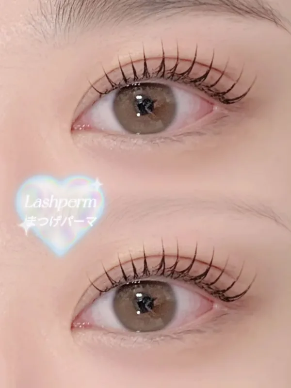 Yomil beauty ラッシュパーマの仕上がり