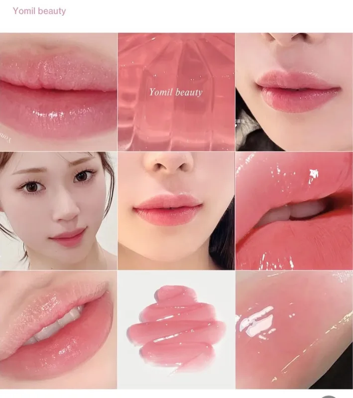 Yomil beauty リップアートメイクの仕上がりを並べたバナー