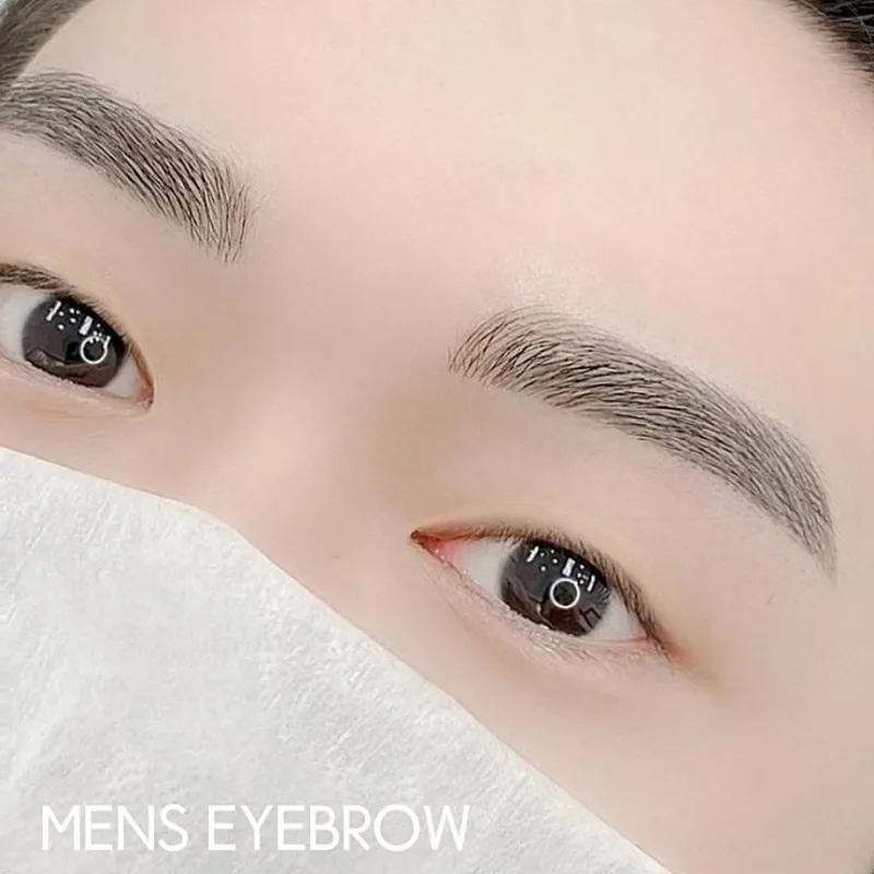 Delumina Beauty 明洞店 メンズ眉アートメイクの仕上がり