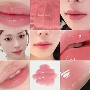 Yomil beauty リップアートメイクの仕上がりを並べたバナー