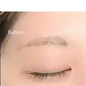 Yomil beauty 眉アートメイクの施術前