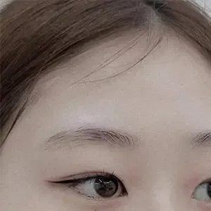 BLINK STUDIO 明洞店 眉アートメイクの施術前