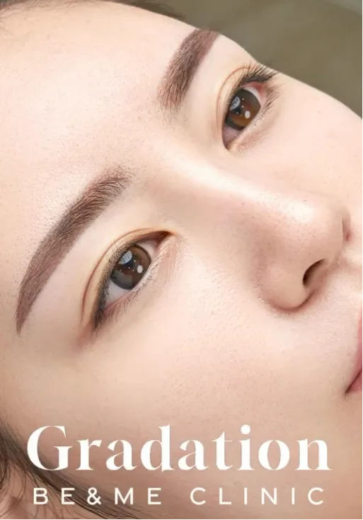 Be&Me Clinic グラデーション眉の仕上がり